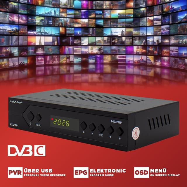 Thumbnail 4 de Zehnder HX 2100 Kabelreceiver Full HD