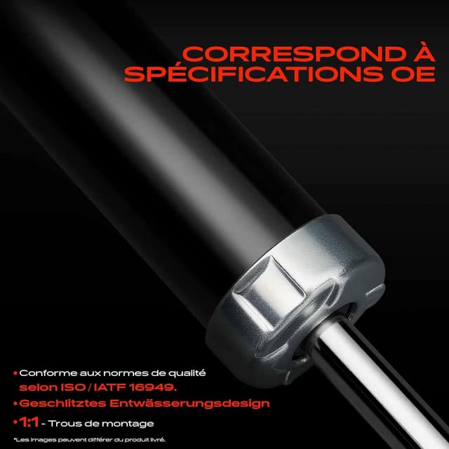 Thumbnail 4 de Frankberg 637mm Amortisseurs arrière pour 307/308