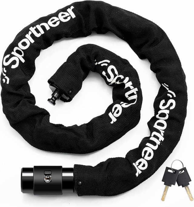 Detalle de Sportneer lucchetto catena bici 8 mm