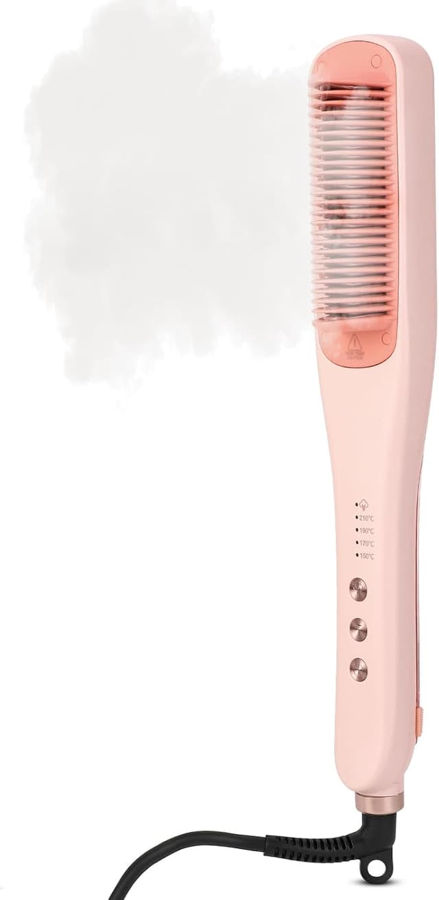 Thumbnail 6 de AraSyleon Brosse à lisser vapeur Hydro-Infusion : 4 niveaux de température, chauffe rapide en 30 s