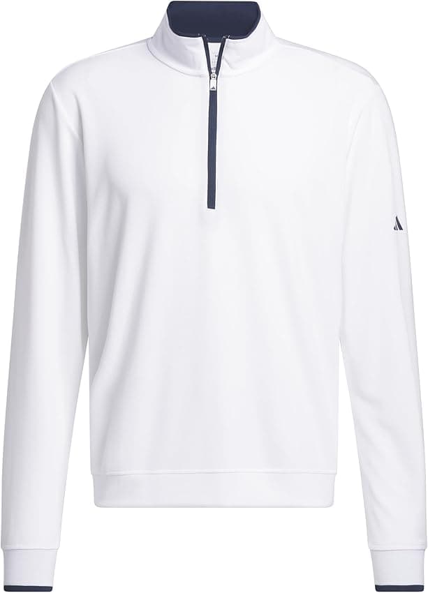 Detalle de adidas Lightweight Half-Zip Top para Hombre 🌊 - Navy