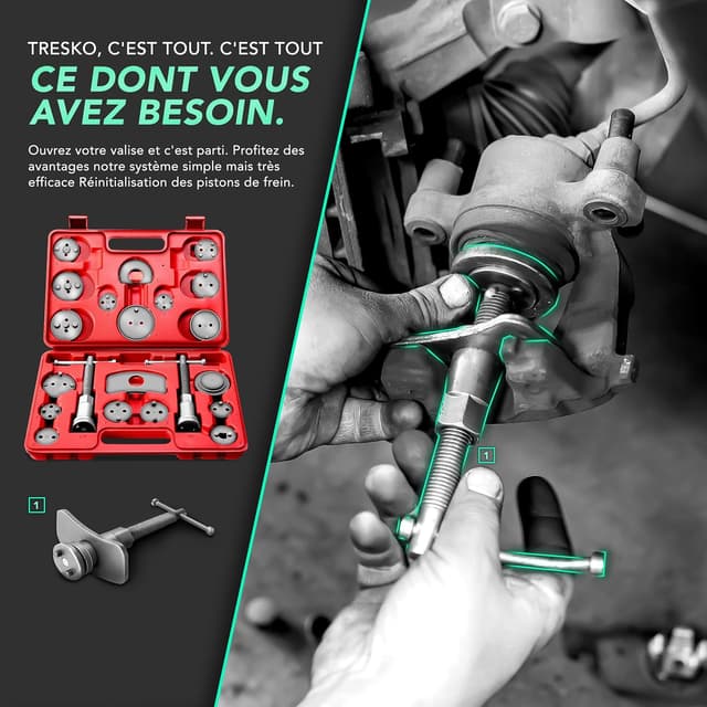 Thumbnail 5 de TRESKO Coffret repousse piston 23 pcs