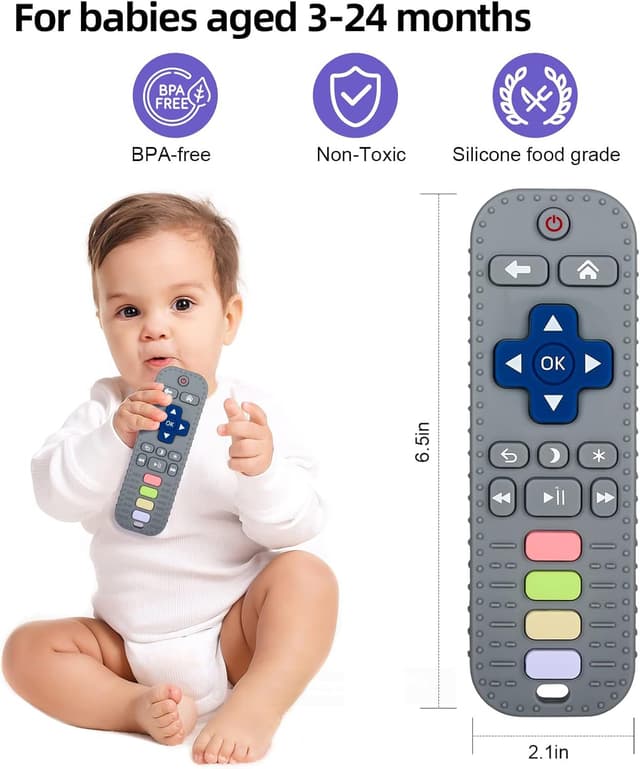 Thumbnail 1 de WUJUN Baby Teether Toy 3-24 months