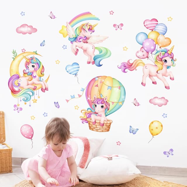 Imagen de Supzone Unicorn Wall Stickers 29 x 90 cm en OfertitasTOP