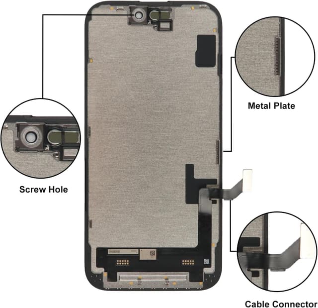 Detalle 2 de iPhone 15 LCD Screen Replacement 6.1in