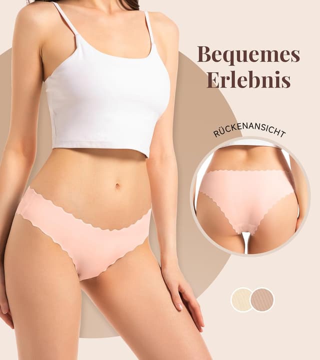 Detalle 2 de TANSTC Seamless Slips 6er Pack XS-XL