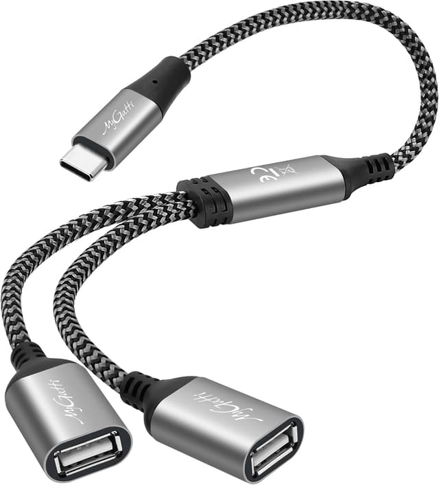 Detalle 2 de Mygatti USB-Splitterkabel 4-fach (USB-A auf 4x USB-A), 0,3 m – USB-2.0 Multiport Adapter