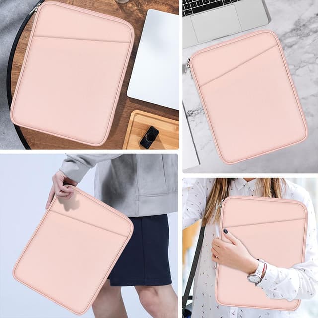 Thumbnail 6 de MoKo Tablet Tasche als Sleeve für 13 Zoll (iPad Air, iPad Pro, MacBook Neo, Galaxy Tab) – Rosa