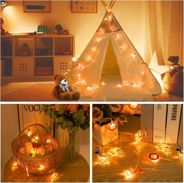 Thumbnail 5 de Auting Cadena de luces LED cálidas para interiores