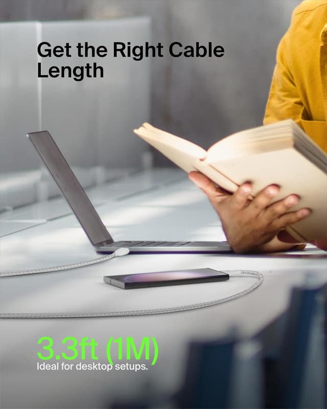 Thumbnail 6 de Belkin BoostCharge USB-C to USB-A Cable 1m