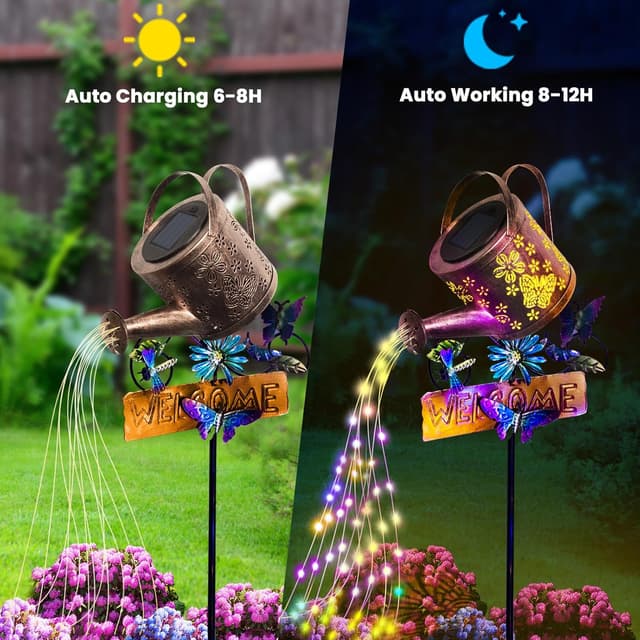 Thumbnail 2 de GLOBAL GOLDEN Solar Watering Can Light