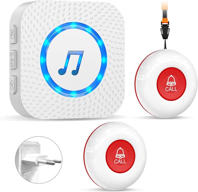 Detalle de ChunHee Notrufknopf Senioren 150 m SOS