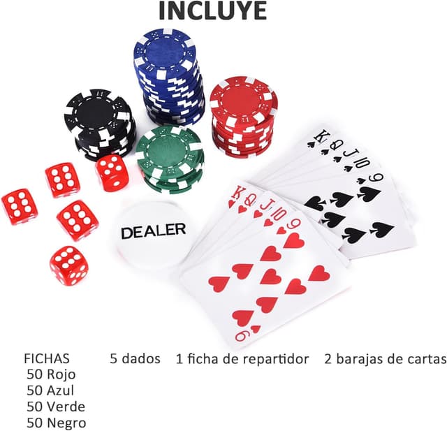 Thumbnail 2 de HOMCOM Maletín de Poker de Aluminio 200 Fichas