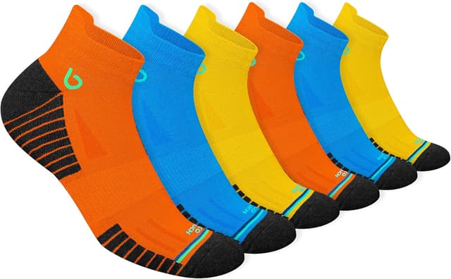 Detalle de BAMBOS Sneaker Socken Ultraweich aus Bambus (Kurz) – 3/6 Paar für Herren & Damen