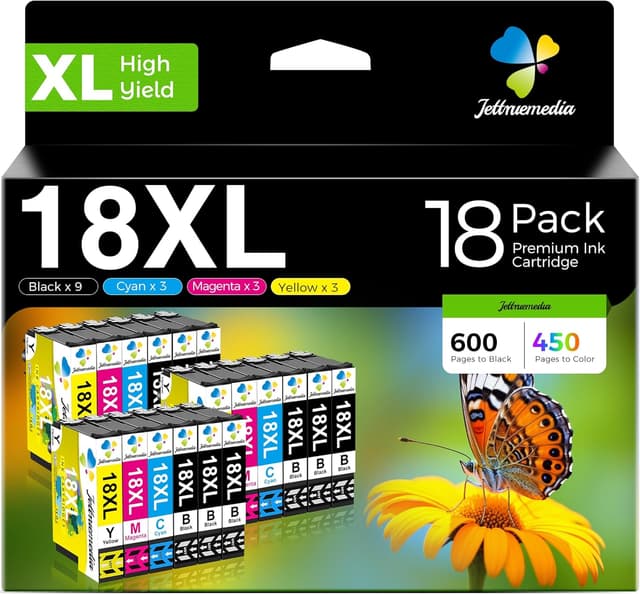 Detalle de Jettruemedia 18XL Cartucce inchiostro 18-Pack