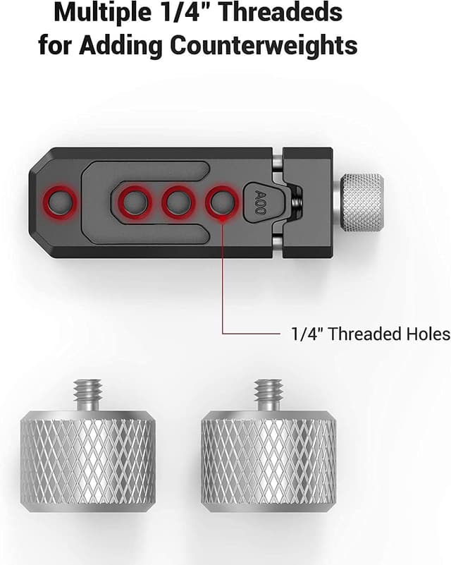 Detalle 2 de SMALLRIG 3125 counterweight kit for gimbals 🎥