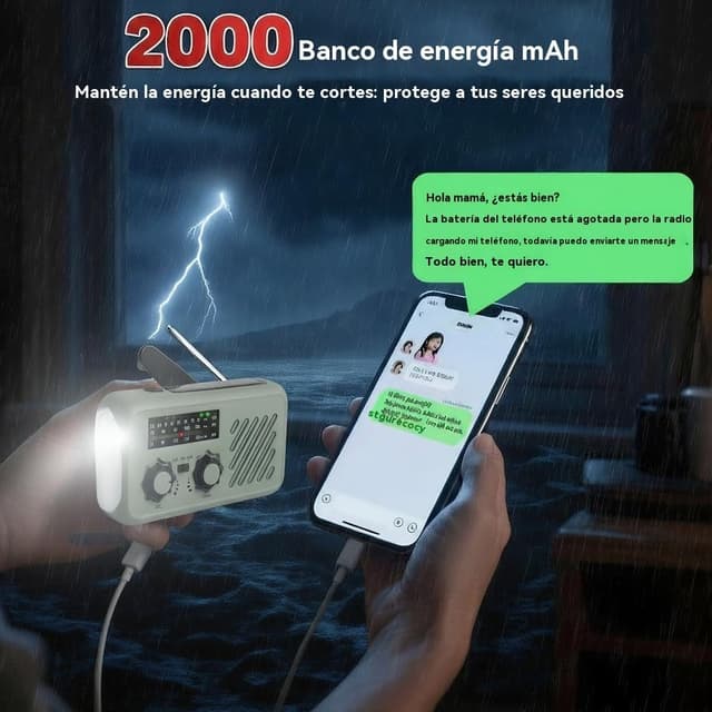 Thumbnail 4 de Fuhuihe Radio de Emergencia 2000mAh