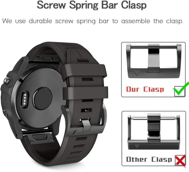 Detalle 2 de NotoCity Armband für Garmin Fenix 7X 26 mm