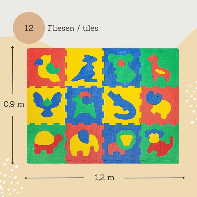 Detalle 2 de Hakuna Matte Puzzlematte Baby 1,2 x 0,9 m