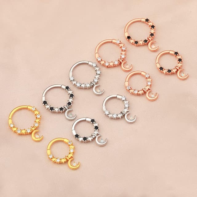 Thumbnail 4 de Melighting Piercing setto lunare 16G