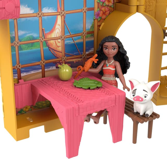 Detalle 2 de Mattel Moana Storytime Stackers doll house