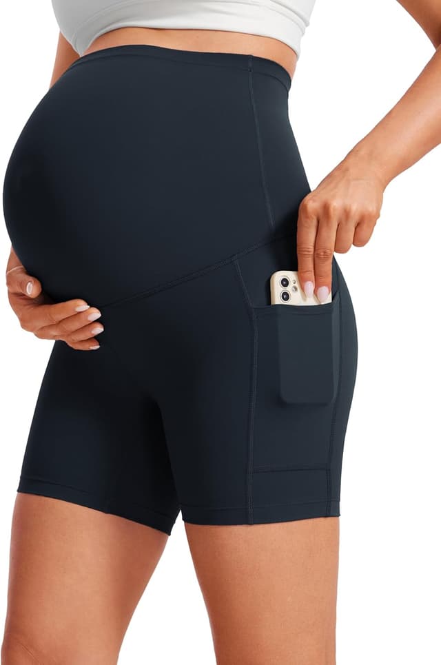 Thumbnail 6 de CRZ YOGA Donna Butterluxe maternità: pantaloncini yoga super elasticizzati con tasche