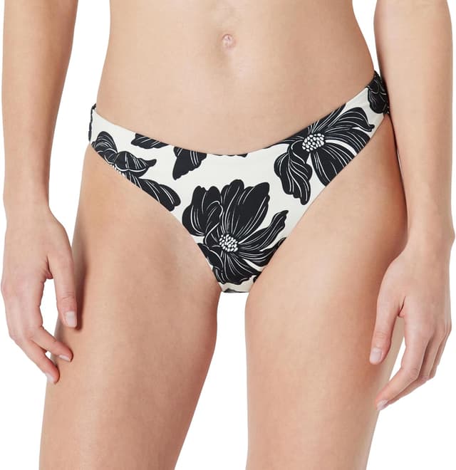 Detalle de Amazon Essentials Women’s High-Leg Swim Bikini Bottom (High-cut, quick-dry swim stretch)