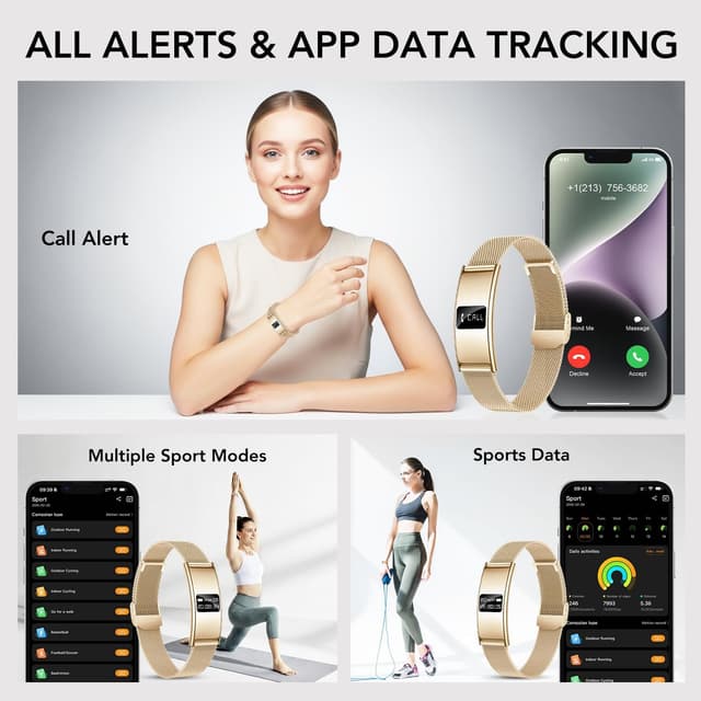 Detalle de Fitness Tracker da polso donna con 5ATM