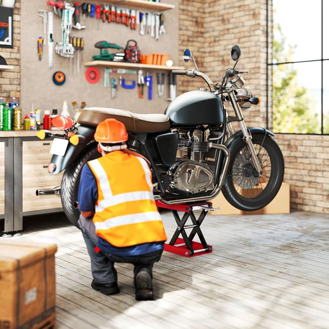 Thumbnail 5 de HOMCOM Lève Moto tout-terrain 10–37 cm