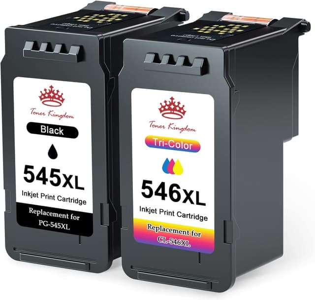 Imagen de Toner Kingdom PG-545XL CL-546XL Schwarz/Gefärbt für Canon en OfertitasTOP