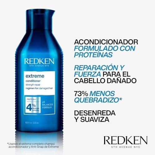 Detalle de Redken Extreme Acondicionador Reparador con Proteínas 💧 500 ml