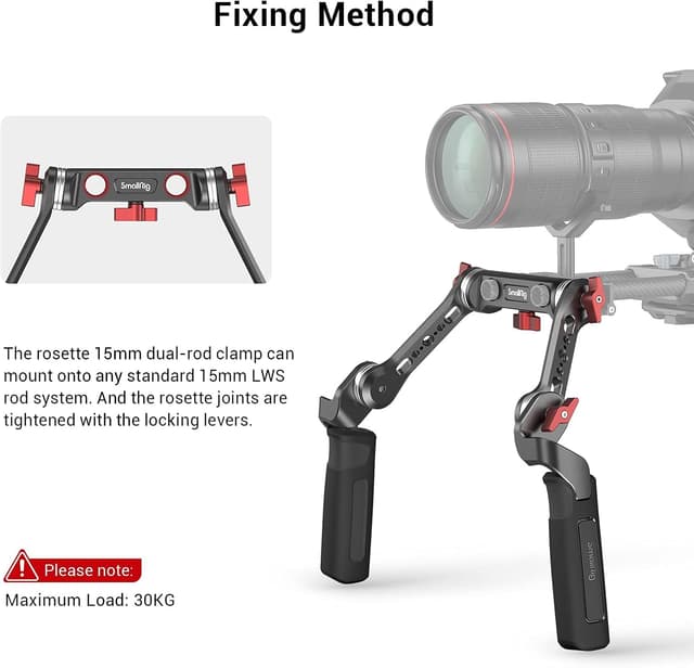 Thumbnail 1 de SMALLRIG 2002F Rosette Handle Kit for rigs