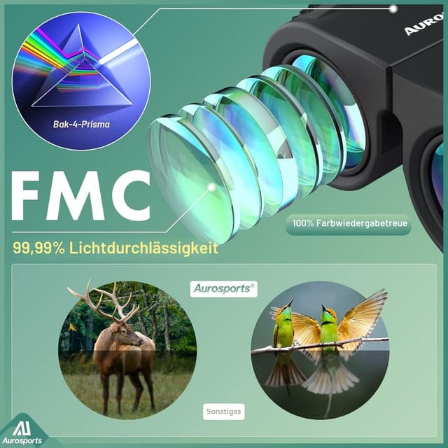 Thumbnail 3 de Aurosports 10x25 Kompaktfernglas 10× Vergrößerung