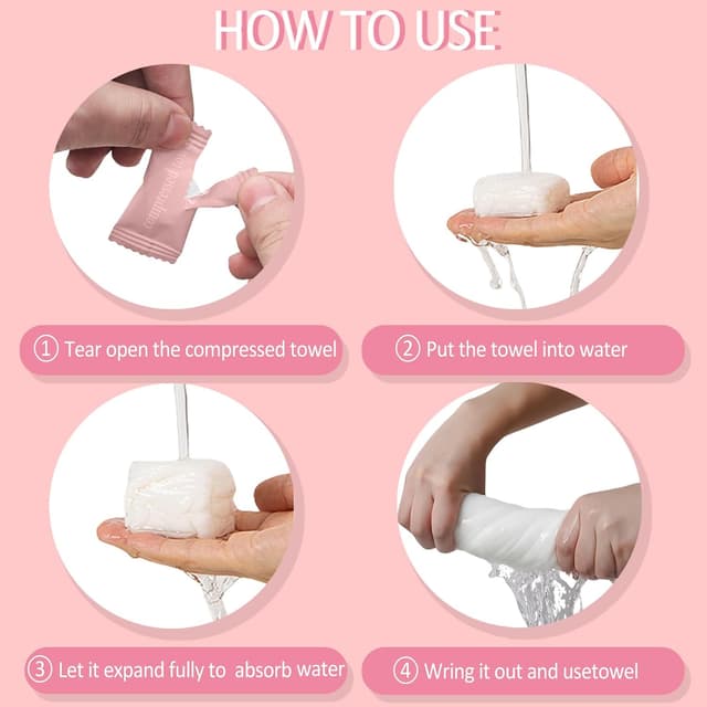 Thumbnail 3 de flintronic Toallitas Comprimidas 120 limpieza portátil