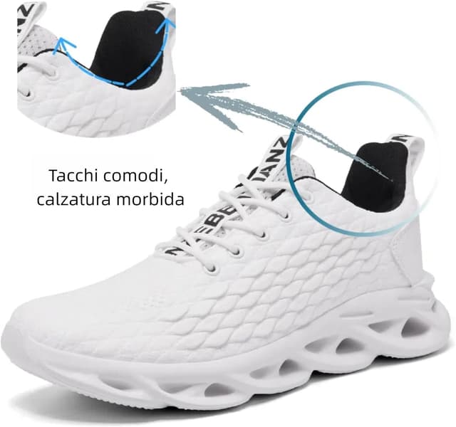 Thumbnail 3 de TIANZEBEN Herren Laufschuh atmungsaktiv