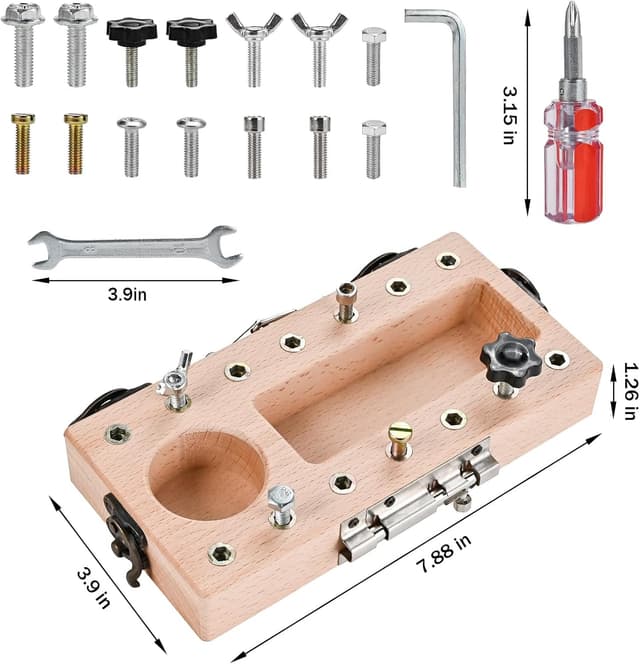 Thumbnail 1 de Wooderma Montessori Wooden Kids Tool Set 14pc