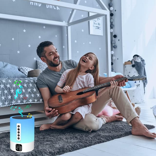 Detalle 2 de Bluetooth Lautsprecher mit Licht Wecker