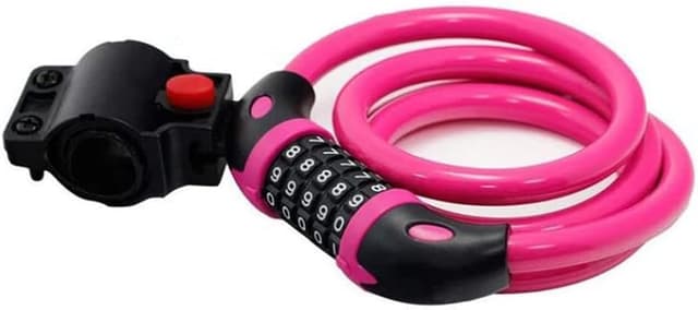 Detalle 2 de GOFRIEND 5-Digit Combination Coiling Cable Lock (1.2m x 12mm) for Outdoors