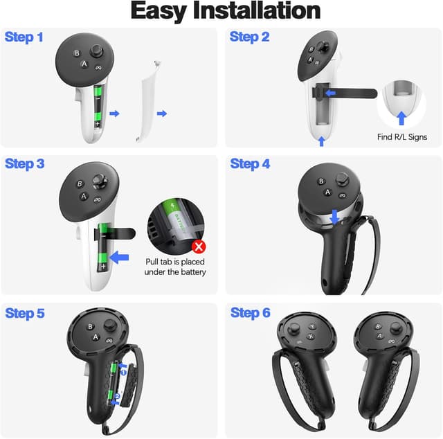 Thumbnail 5 de Meta Quest 3S Controller Grips with Thumbstick Covers