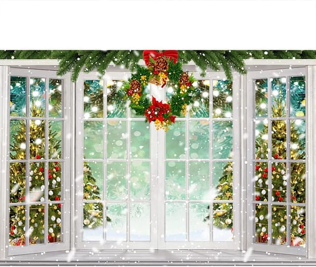 Imagen de Aoihrraan 2,7×1,8 m Weihnachts-Fotohintergrund 🎄 en OfertitasTOP