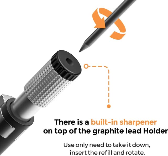 Detalle 2 de Nicpro 2mm Mechanical Pencil Set – 3 PCS ✏