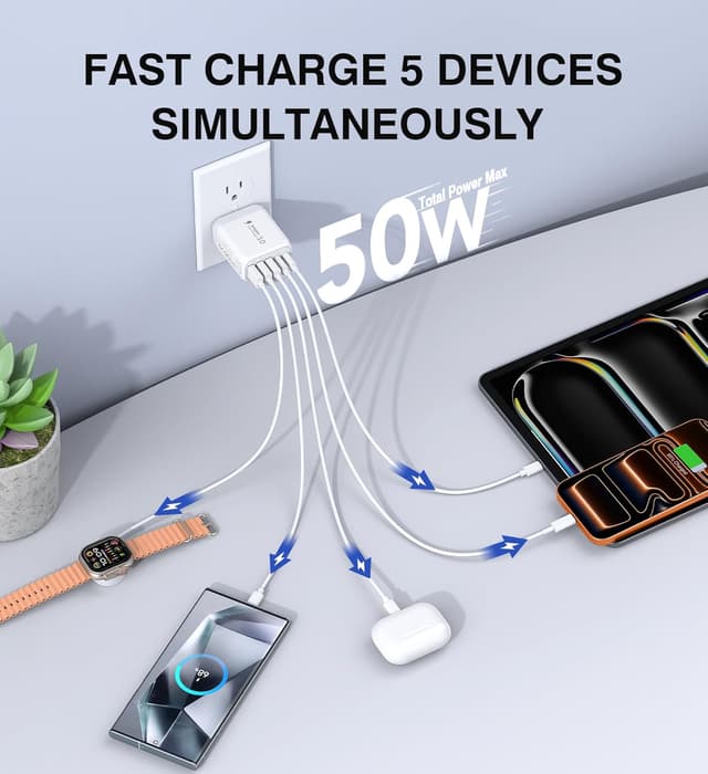 Detalle 2 de 60W USB C Wall Charger 2-Pack