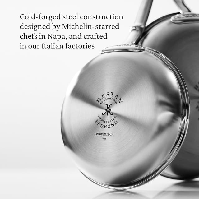 Detalle 2 de Hestan ProBond Forged TITUM 8.5-Inch Nonstick Frying Pan (Induction Compatible) – PFOA-Free