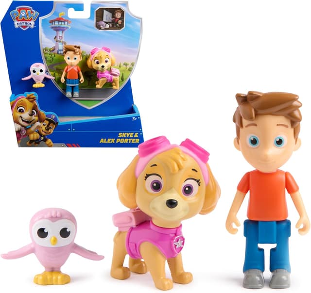Detalle de Paw Patrol Skye & Alex Porter figure set