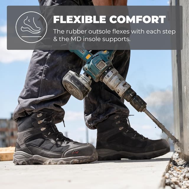 Thumbnail 1 de NORTIV 8 Paladin-Steel Waterproof Steel Toe Boots