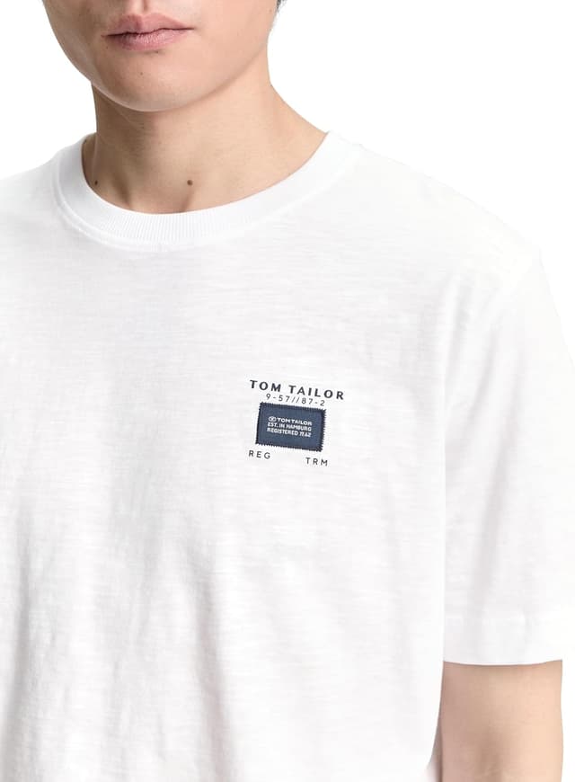Detalle de TOM TAILOR 1046757 T-Shirt da uomo a maniche corte