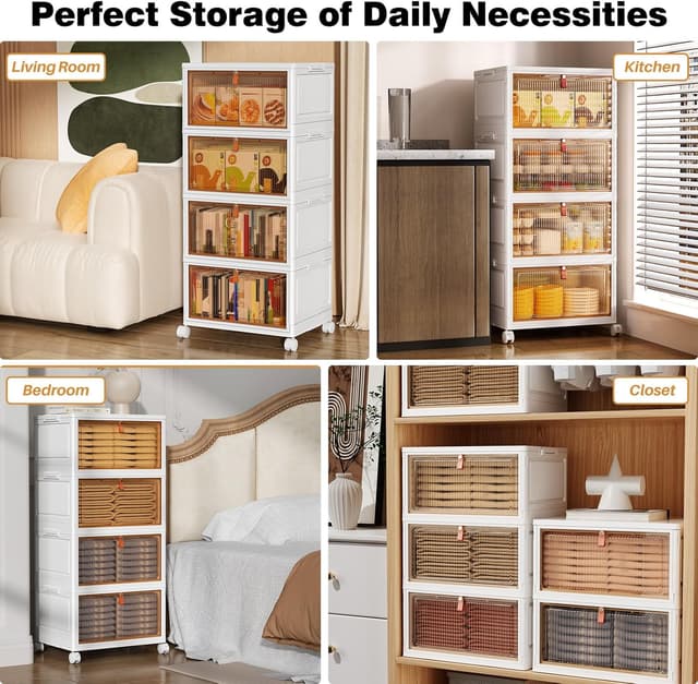 Thumbnail 5 de PurKeep Cajas Almacenaje 28L 4 Unidades