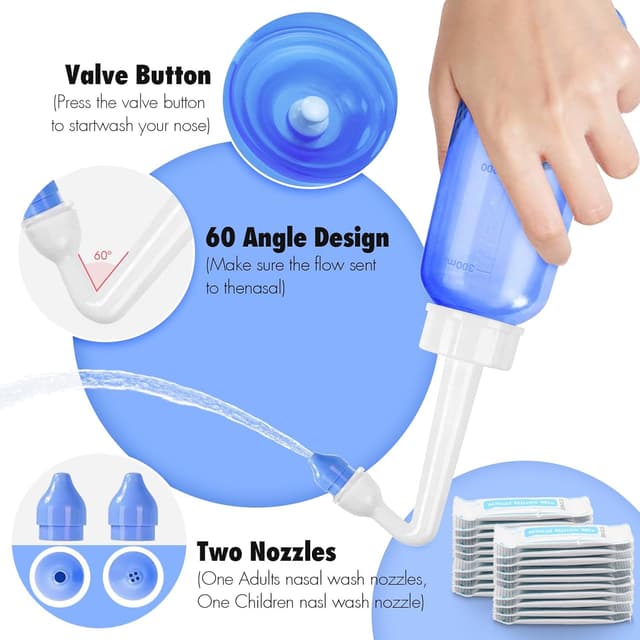 Detalle 2 de Neti Pot Sinus Rinse Bottle