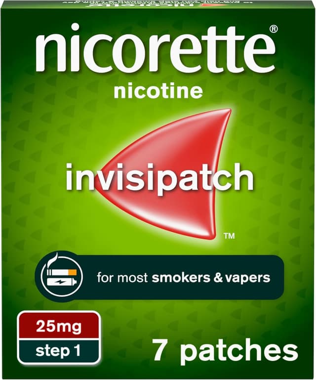Imagen de Nicorette InvisiPatch Step 1 25 mg nicotine patches 🚑 en OfertitasTOP