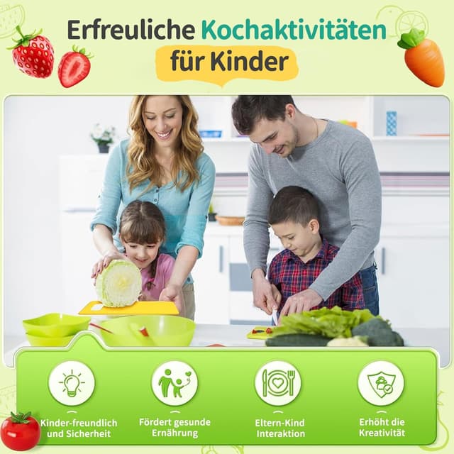 Thumbnail 5 de Kindermesser 17‑teiliges kindersicheres Kochset 🍴